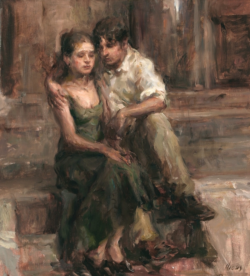 Ron Hicks 1965  - American Impressionist painter - Tutt'Art@ (8).jpg